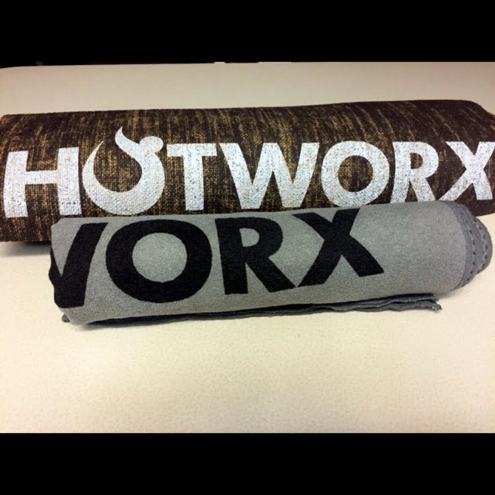 Hotworx yoga mat, towel, and strap!